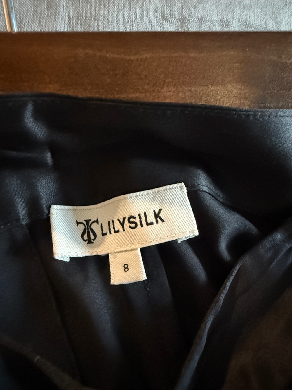 LILYSILK Black Straight-Leg Silk Women’s Pants